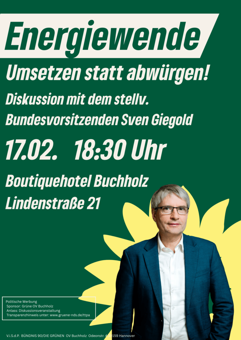 Grüner Bürgerdialog – Energiewende umsetzen statt abwürgen